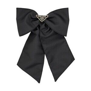 Prada Re-Nylon Hair Clip With Enameled Triangle Logo - NWT